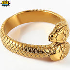 Gothic Snake Ring Stainless Steel Unisex