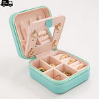 Travel Jewelry Organizer Box with Mirror