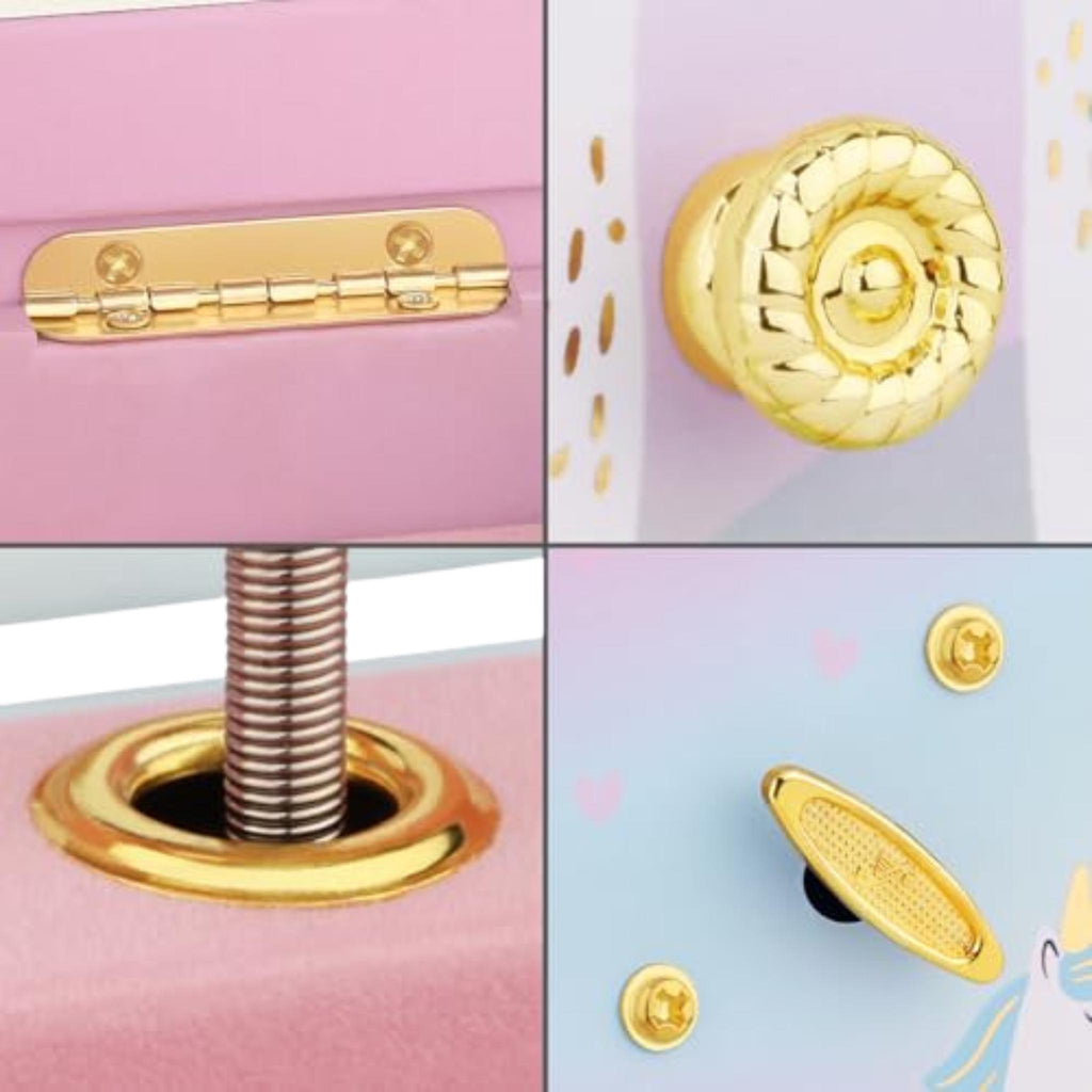 Ballerina Musical Jewelry Box Pink Girls Gift
