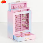 Elegant Velvet Lined Jewelry Organizer Box