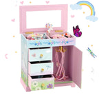 Ballerina Musical Jewelry Box Pink Girls Gift