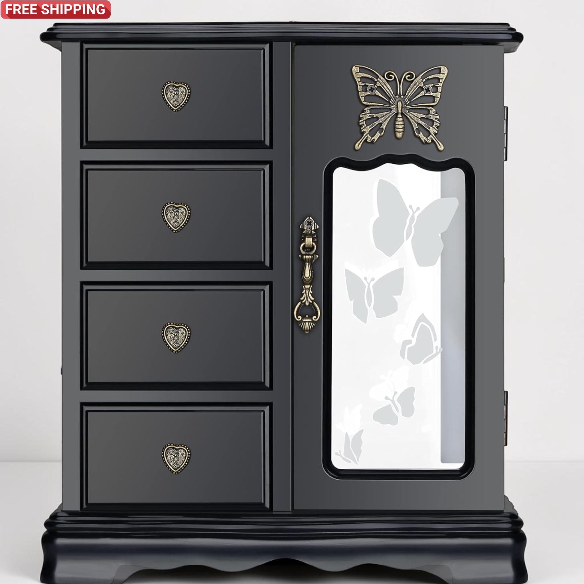 Luxury Wooden Jewelry Box Organizer