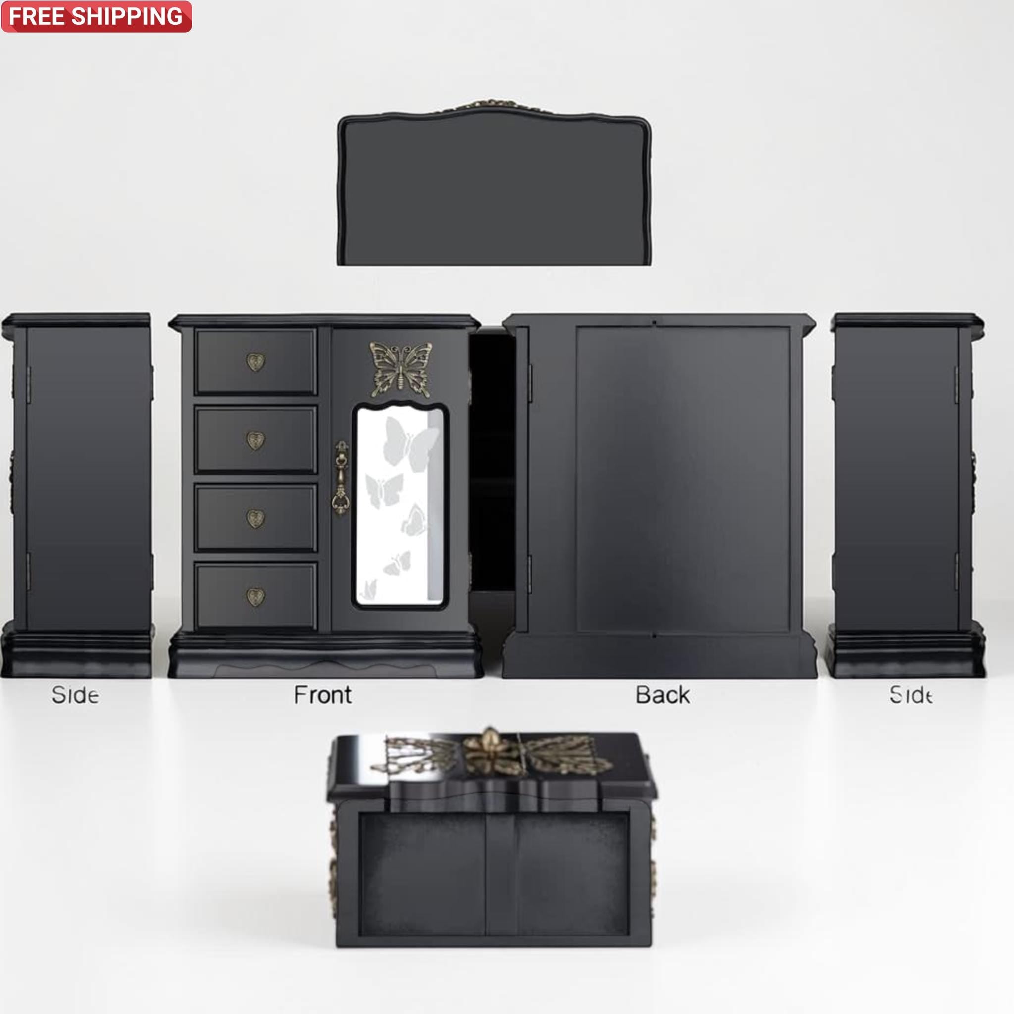 Luxury Wooden Jewelry Box Organizer
