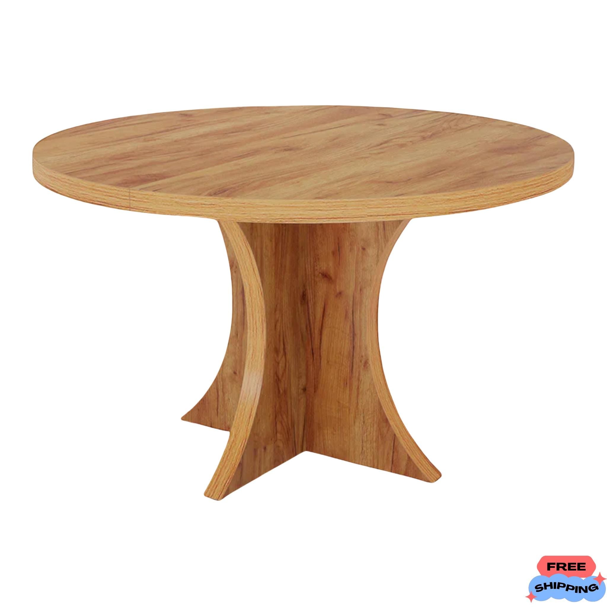 Round Pedestal Dining Table For 4-6