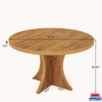 Round Pedestal Dining Table For 4-6